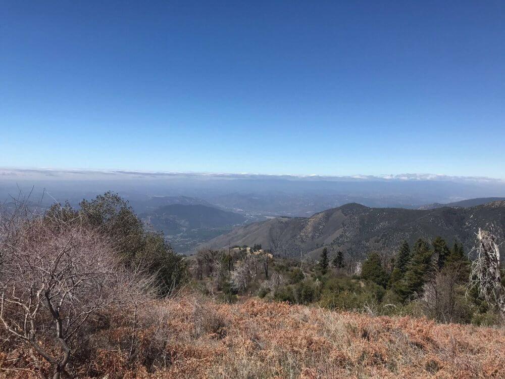 From Palomar Mountain In San Diego California Perfectly FLAT As Far As The Eye Can See